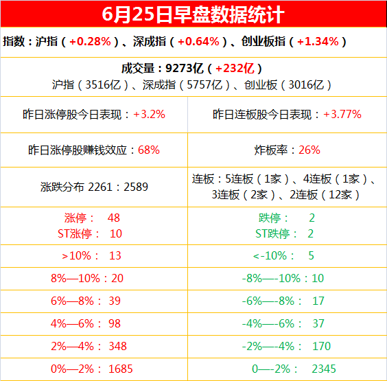6月25日上午复盘